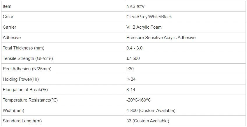 Vhb Double Sided Adhesive Tape Vhb Double Sided Adhesive Tape